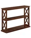 Convenience Concepts 42" Mdf Coventry Console Table With Shelves In Espresso
