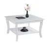 Convenience Concepts American Heritage Square Coffee Table, White In White