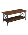 Convenience Concepts Brookline Coffee Table With Shelf