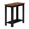 Convenience Concepts Designs2go Baja Chairside End Table With Shelf In Black