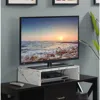 Convenience Concepts Designs2go Small Tv/monitor Riser For Tvs Up To 26 Inches White Faux Marble In Black