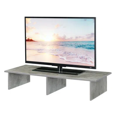 Convenience Concepts Designs2go Tv/monitor Riser For Tvs Up To 46 Inches Faux Birch