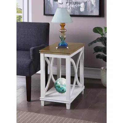 Convenience Concepts Florence Chairside Table* In White