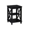 Convenience Concepts Florence End Table In Black