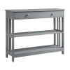 Convenience Concepts Mission 1-drawer Console Table In Gray