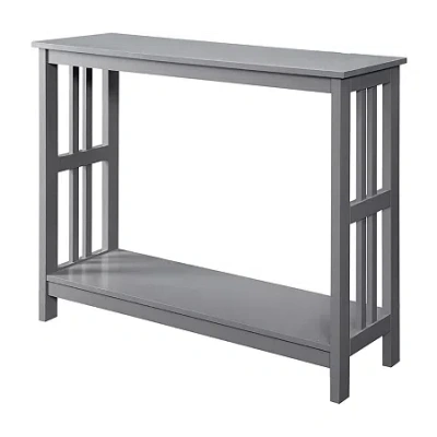 Convenience Concepts Mission Console Table In Gray