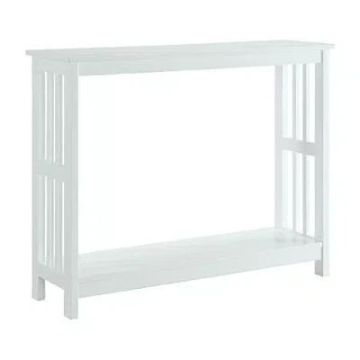 Convenience Concepts Mission Console Table In White