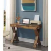 Convenience Concepts Newport 1 Drawer Desk, Barnwood