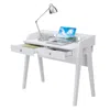 Convenience Concepts Newport Deluxe 2 Drawer Desk