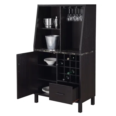 Convenience Concepts Newport Wine Storage Bar