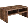 Convenience Concepts Northfield Admiral Deluxe Coffee Table With Shelves, Barnwood