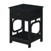 Convenience Concepts Omega 1 Drawer End Table Black