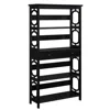 Convenience Concepts Omega 5 Tier Bookcase With Drawer, Black In Black