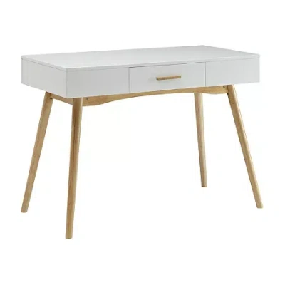 Convenience Concepts Oslo Writing Desk In White
