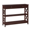 Convenience Concepts Oxford 1-drawer Console Table In Brown