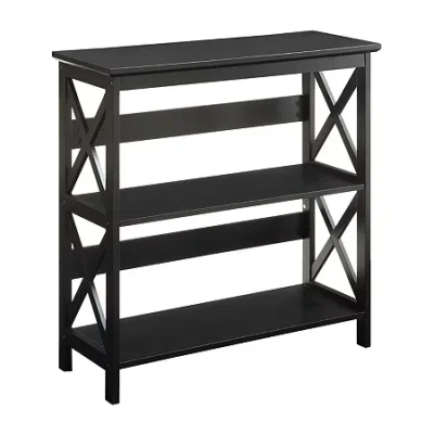 Convenience Concepts Oxford 3-tier Bookcase In Black