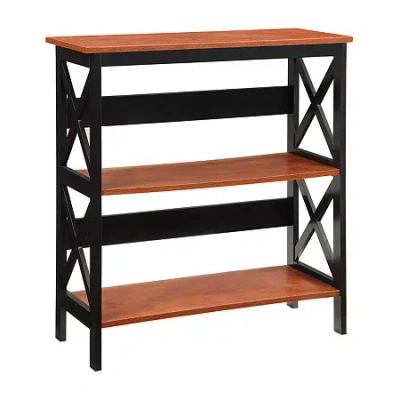 Convenience Concepts Oxford 3-tier Bookcase In Red