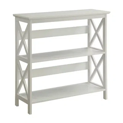 Convenience Concepts Oxford 3-tier Bookcase In White