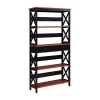 Convenience Concepts Oxford 5-shelf Bookcase In Red