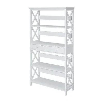 Convenience Concepts Oxford 5-shelf Bookcase In White