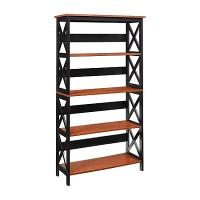 Convenience Concepts Oxford 5-tier Bookcase In Red