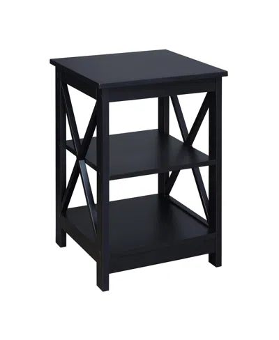 Convenience Concepts Oxford End Table In Black