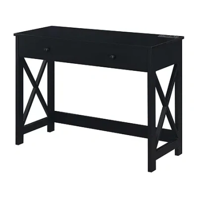 Convenience Concepts Oxford Writing Desk In Black