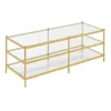 Convenience Concepts Royal Crest 3 Tier Coffee Table In Gold