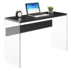 Convenience Concepts Soho Console Table/desk In Transparent