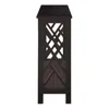Convenience Concepts Titan Console Table With Shelf, Espresso In Brown