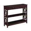 Convenience Concepts Town Square 1 Drawer Console Table, Espresso