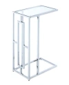 Convenience Concepts Town Square Chrome C End Table In Chrome