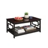 Convenience Concepts Town Square Coffee Table With Shelf, Espresso