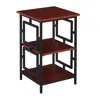 Convenience Concepts Town Square Metal Frame End Table In Brown