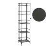 Convenience Concepts Xtra Storage 5 Tier Folding Metal Shelf, Gray