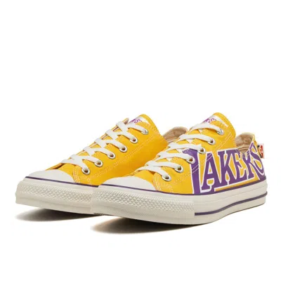 Pre-owned Converse 31309391 Nba ×  All Star (r) Ox Los Angeles Lakers In Yellow