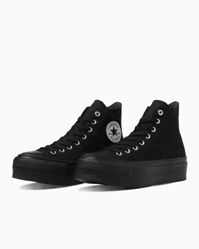 Pre-owned Converse 31311130  All Star R Lifted Hi Black (men's)