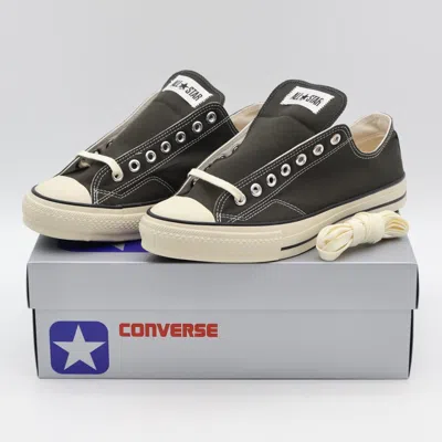 Pre-owned Converse 31311630 Beams  Canvas All Star 80s Ox Bm Charcoal Made In Japan (men's) In Gray