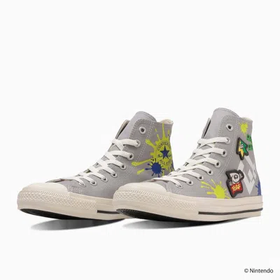Pre-owned Converse 31312950 Splatoon3  All Star Lc Hi Grey (men's) In Gray