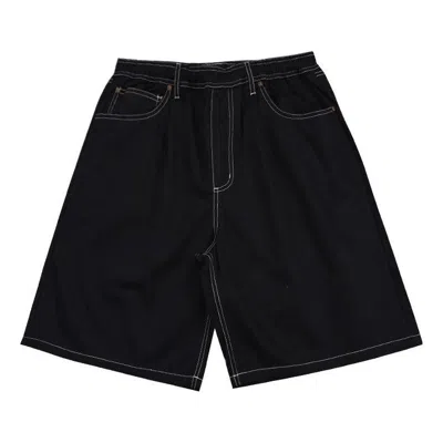 Converse 5-pocket Baggy Shorts 'black' In Animal Print