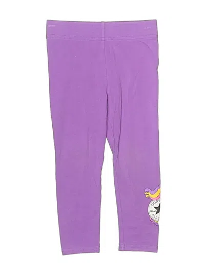 Pre-owned Converse Kids' Active Pants In Purple