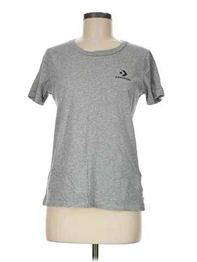 Pre-owned Converse Active T-shirt In Silver