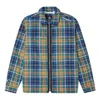 Converse All Over Print Utility Zip Front Shirt 'blue'