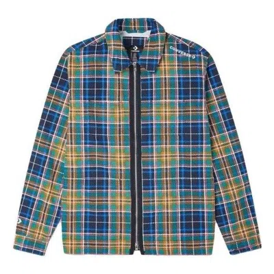 Converse All Over Print Utility Zip Front Shirt 'blue'