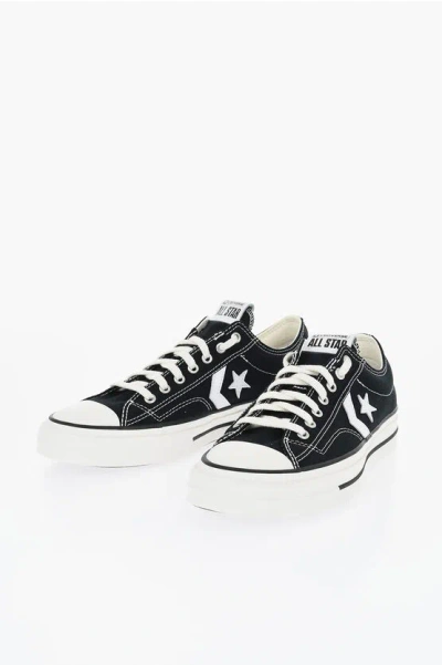 Converse All Star Canvas Star Player 76 Low Top Sneakers With Contras
