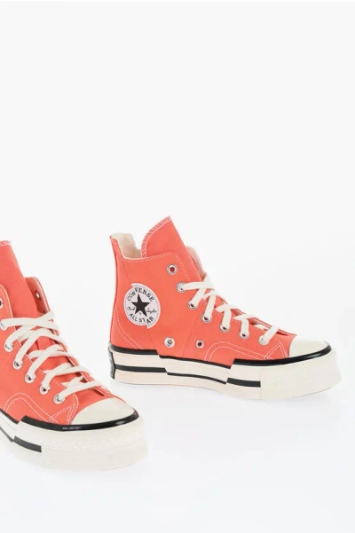 Converse All Star Chuck Taylor 70 Canvas Chuck 70 Plus High Top Sneak In Pink
