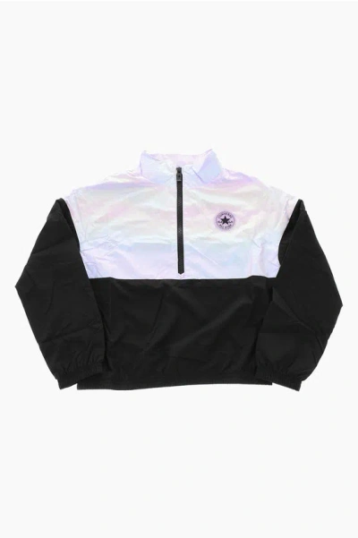 Converse All Star Chuck Taylor All Star Lightweight Anorak With Iride In Black