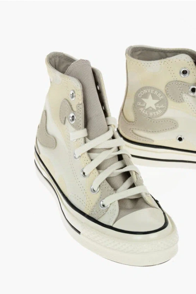 Converse All Star Chuck Taylor Camouflage Effect Fabric High-top Snea In White