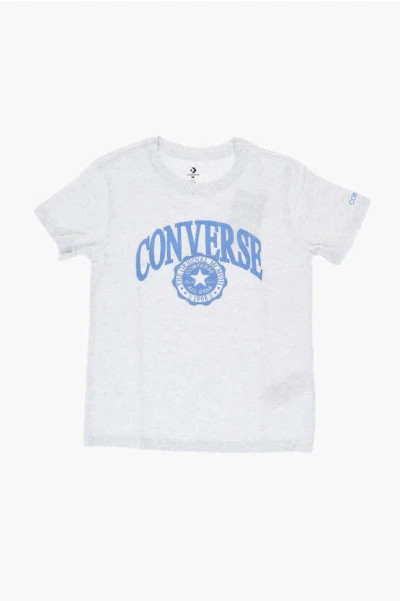 Converse All Star Chuck Taylor Cotton Blend Crew-neck T-shirt With Em