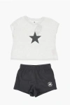 Converse All Star Chuck Taylor Crew-neck T-shirt And Shorts Set With